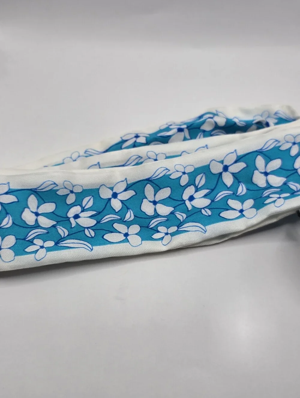 kate spade Floral Vine Silk Skinny Scarf